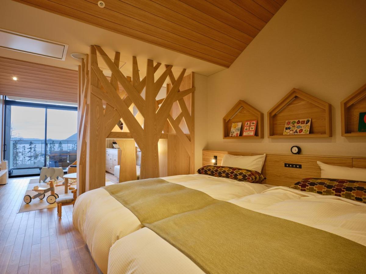 Lake Toya Tsuruga Resort Hikarinouta Toyako Luaran gambar