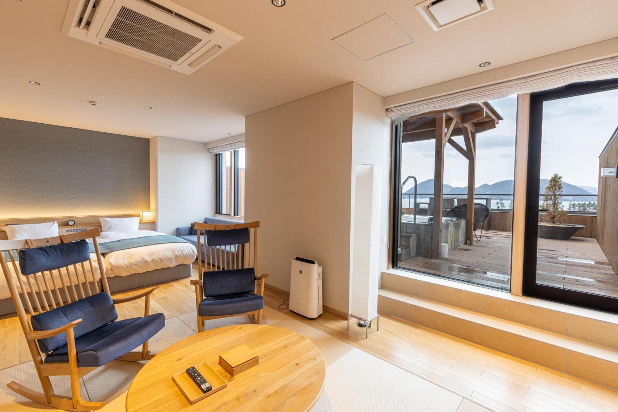 Lake Toya Tsuruga Resort Hikarinouta Toyako Luaran gambar