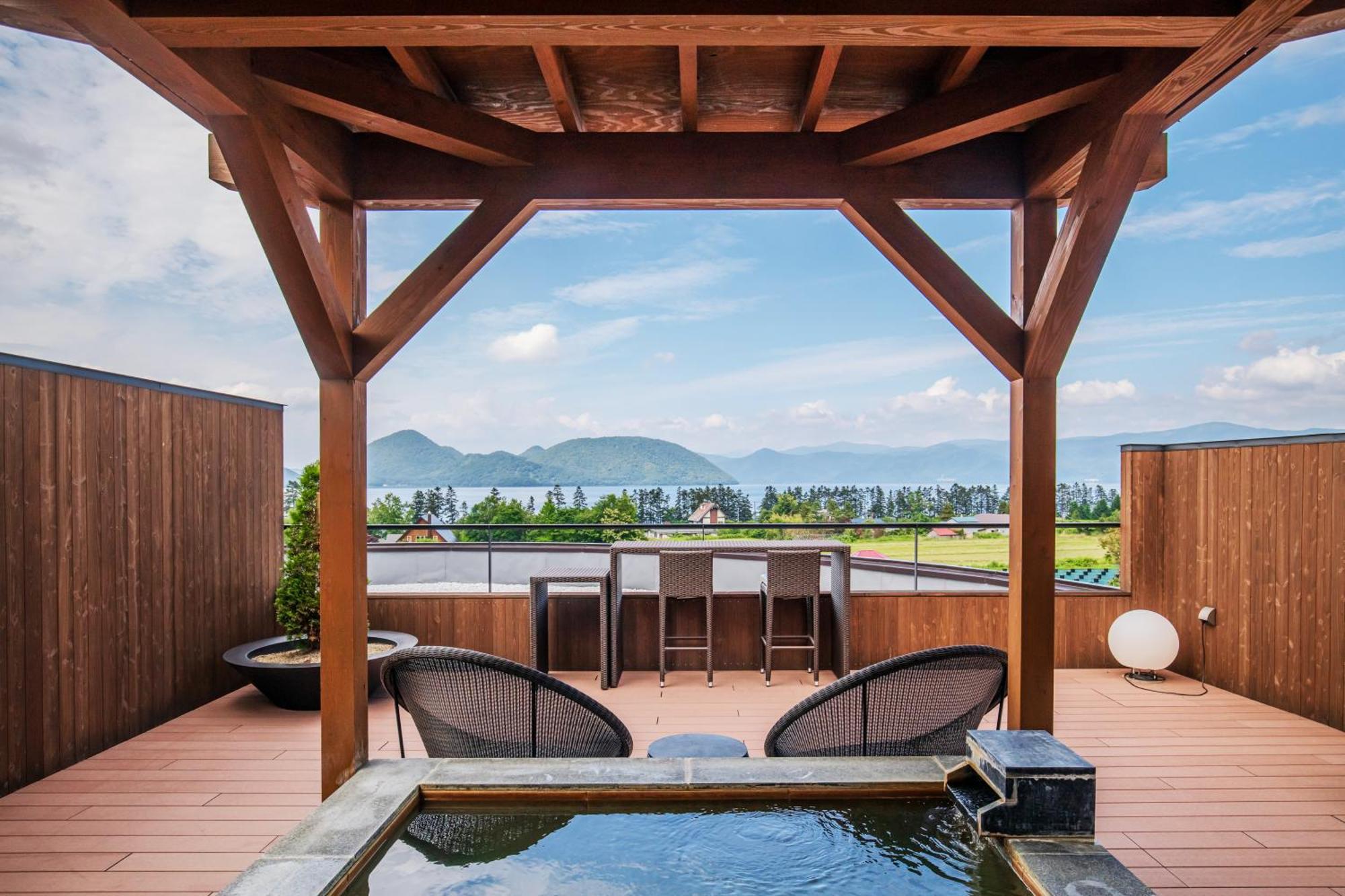 Lake Toya Tsuruga Resort Hikarinouta Toyako Luaran gambar